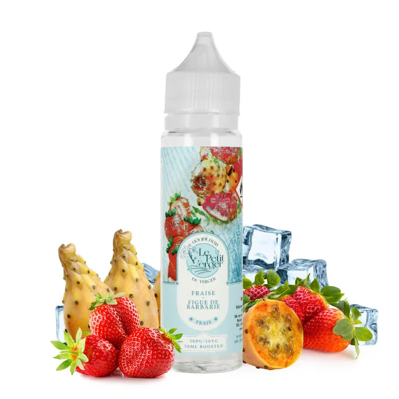 Fraise Figue de barbarie frais 50ml - Le Petit Verger by Savourea