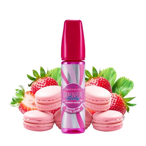 Strawberry Macaroon 50ml - Special Edition by Dinner Lady