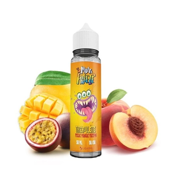 Tireboulette Pêche Mangue Passion 50ml - Liquideo Multifreeze
